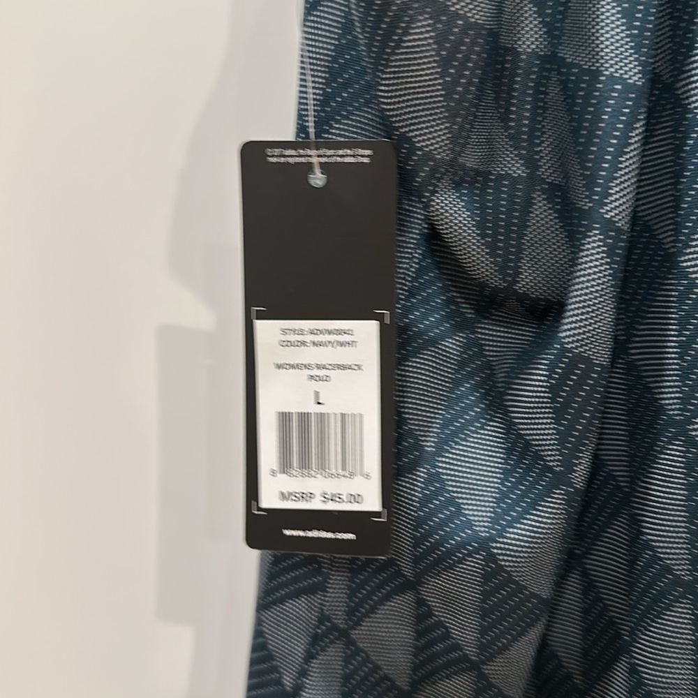 NWT Golf Adidas Women's Sleeveless Top - Blue - Picture 4 of 8